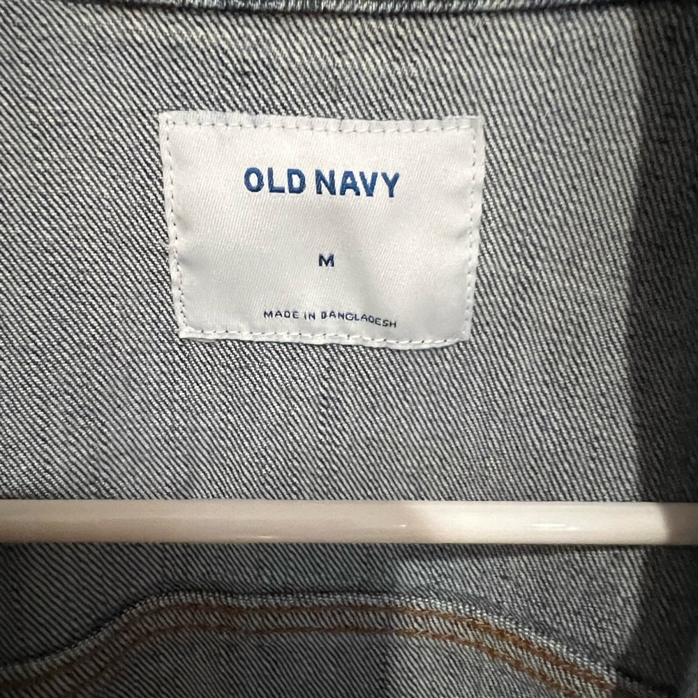 Old Navy Medium Wash Denim Jacket- Size Medium - Picture 5 of 6